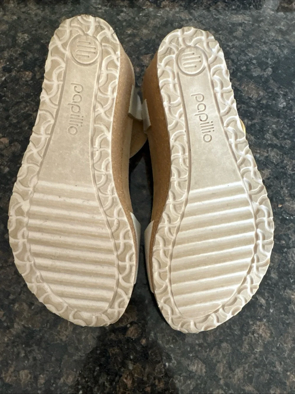 Birkenstock Papillo Soley Wedge Sandal Nubuck Leather 36 EU